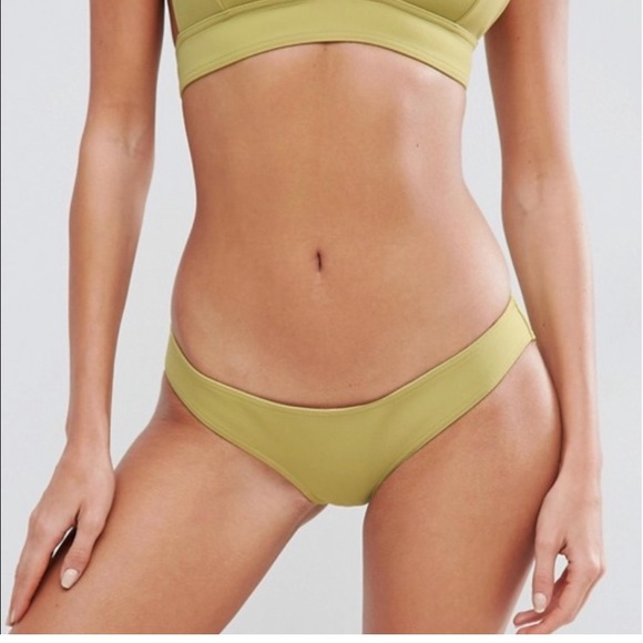 ASOS Swim Asymmetrical Neoprene Bikini - Picture 3 of 8